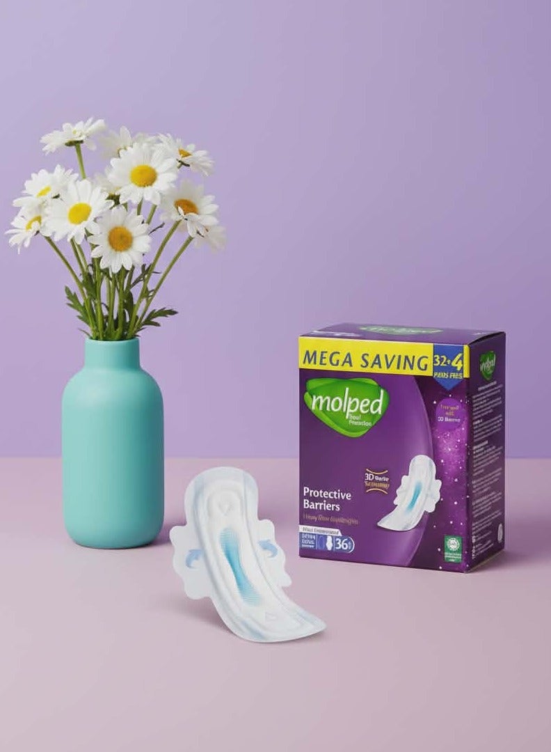 Molped Total Protection - Family Pack - Extra Long - 36 Pads - Image 3